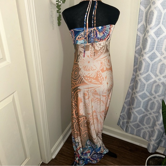 Stunning Papaya Orange Maxi Dress - Size Large 🧡 - Picture 7 of 8